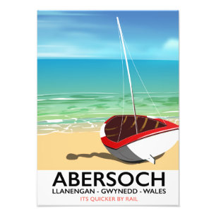 Impression Photo Abersoch, Llanengan affiche de voyage au Pays de