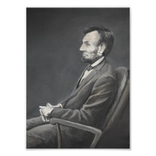 Impression Photo Abraham Lincoln Portrait Art
