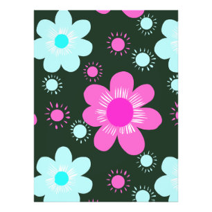 Impression Photo Abstrait Floral Mandala Motif Design rouge