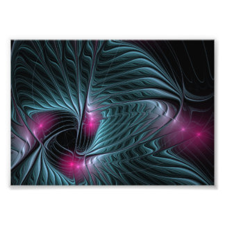 Impression Photo Abstrait Imaginaire coloré fractal