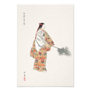 Impression Photo Acteur pièce Hanjo japan peinture d'art Kogyo Tsuk