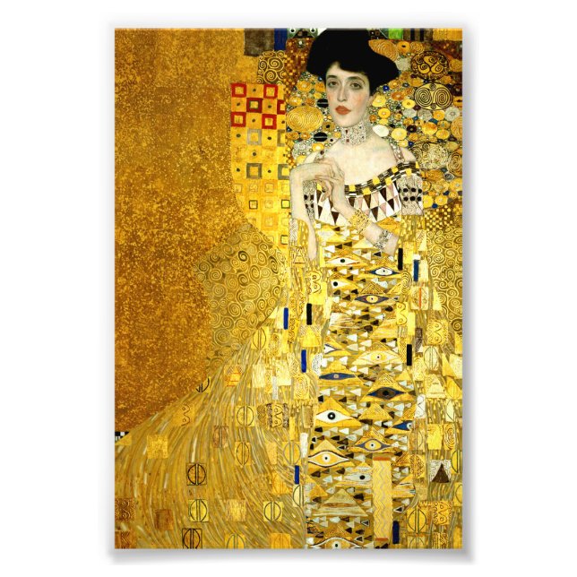 Impression Photo Adele Bloch-Bauer I par Gustav Klimt (Devant)