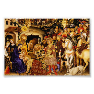 Impression Photo Adoration des mages par Gentile da Fabriano
