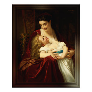 Impression Photo Affection maternelle de Hugues Merle