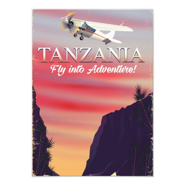 Impression Photo Affiche africaine en Tanzanie (Devant)