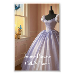 Impression Photo Affiche de la future princesse