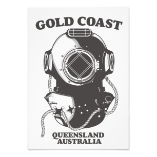 Impression Photo Affiche de plongée Gold Coast Queensland Australie