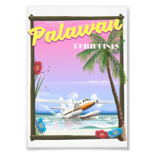 Impression Photo Affiche de vol Palawan Philippines