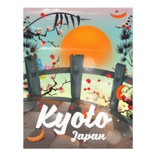 Impression Photo Affiche de voyage à Kyoto Japon