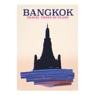 Impression Photo Affiche de voyage Bangkok Wat Poh
