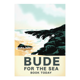 Impression Photo Affiche de voyage Bude Cornwall