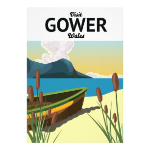 Impression Photo Affiche de voyage de Gower Wales