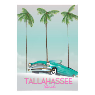 Impression Photo Affiche de voyage de Tallahassee en Floride