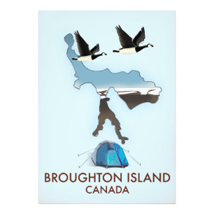 Impression Photo Affiche de voyage du Yorkshire de la Baie-du-Bruns