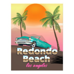 Impression Photo Affiche de voyage Redondo Beach LA