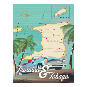 Impression Photo Affiche de voyage Trinité-et-Tobago