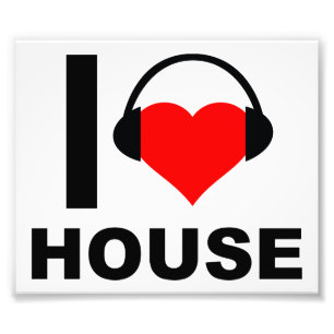 Impression Photo Affiche Drôle I Heart House
