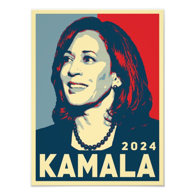 Impression Photo Affiche Kamala Harris 2024 Hope (Devant)
