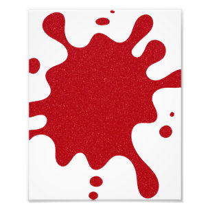 Impression Photo Affiche personnalisée éclaboussure rouge tomate su