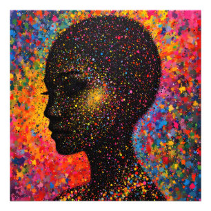 Impression Photo Afro Nebula Whisper – Célébration de l'Histoire No