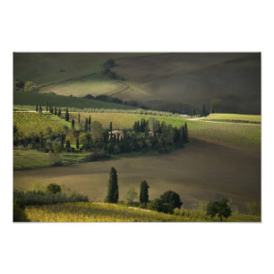 Impression Photo Agritourisme autour de Montepulciano, Toscane, Ita