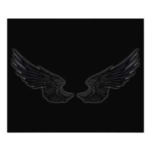 Impression Photo Ailes de l'Ange Noir Falln