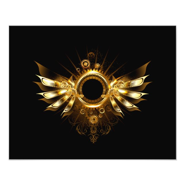 Impression Photo Ailes de Steampunk (Devant)