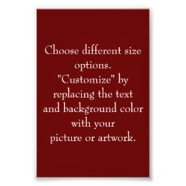 Impression Photo Ajoutez une image ou une œuvre d'art, créez-la à v