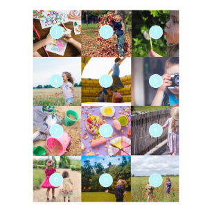 Impression Photo Ajoutez votre propre carte personnalisable de 12 p