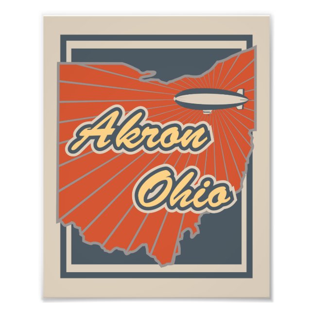 Impression Photo Akron, Ohio Art Imprimer - Oeuvres d'art de voyage (Devant)