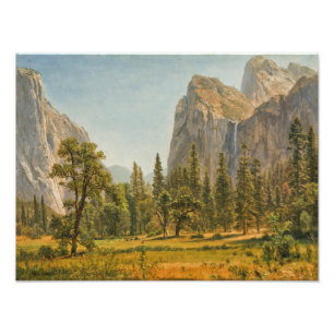 Impression Photo Albert Bierstadt - Bridal Veil Falls, Yosemite