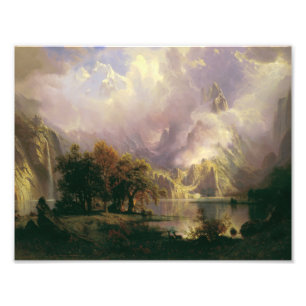Impression Photo Albert Bierstadt - Paysage des Rocheuses