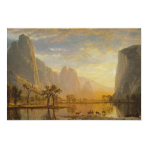 Impression Photo Albert Bierstadt - Vallée du Yosemite