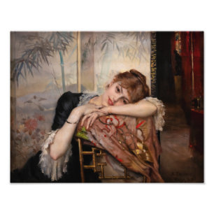 Impression Photo Albert Edelfelt - La Parisienne / Virginie