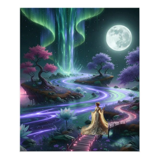 Impression Photo AlexDizaine "The Path of Light" Premium Wall Art (Devant)