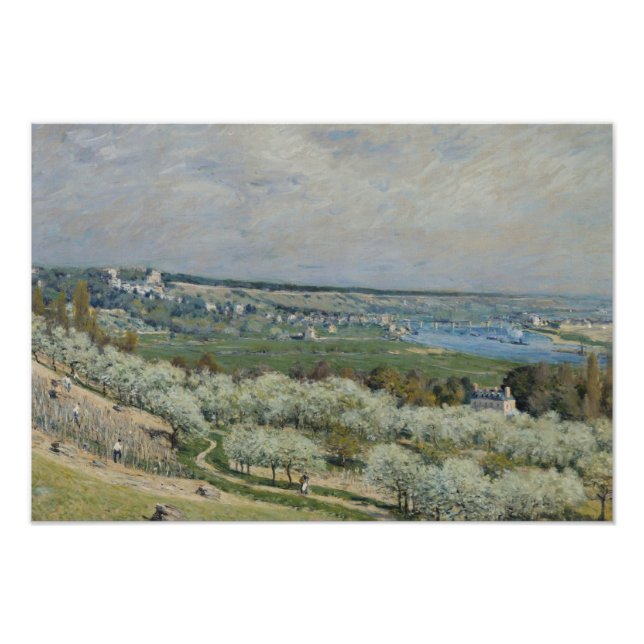 Impression Photo Alfred Sisley - La Terrasse à Saint-Germain (Devant)