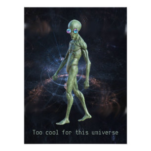 Impression Photo Alien En Lunettes de soleil