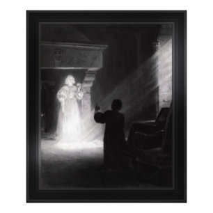Impression Photo Alix Apparition Au Masque par Tony Robert-Fleury