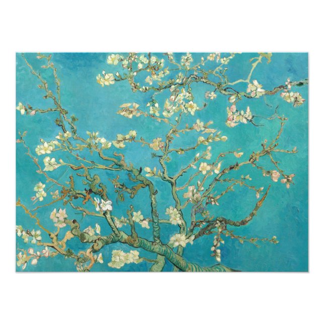 Impression Photo Almond Blossom, 1890 par Vincent van Gogh (Devant)