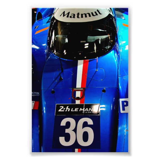 Impression Photo Alpine A470-Gibson 24 Heures du Mans 2018 (Devant)