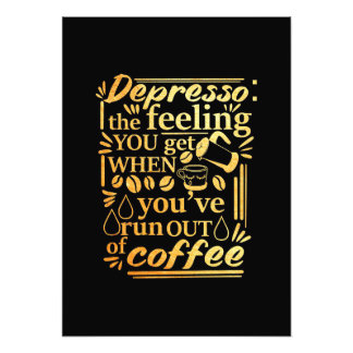 Impression Photo Amateur De Café Vous Avez Épuisé Du Café