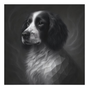 Impression Photo Âme Fidèle – Géométrie de Springer Spaniel