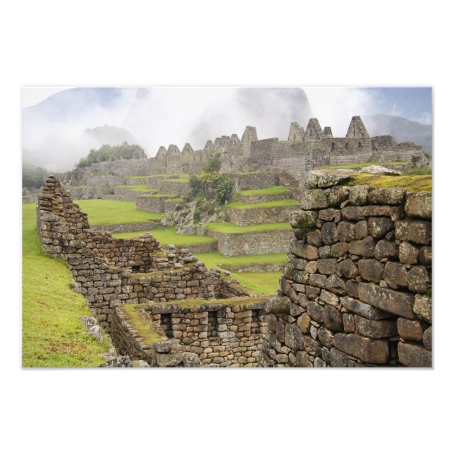 Impression Photo Amériques, Pérou, Machu PIcchu. L'ancienne (Devant)