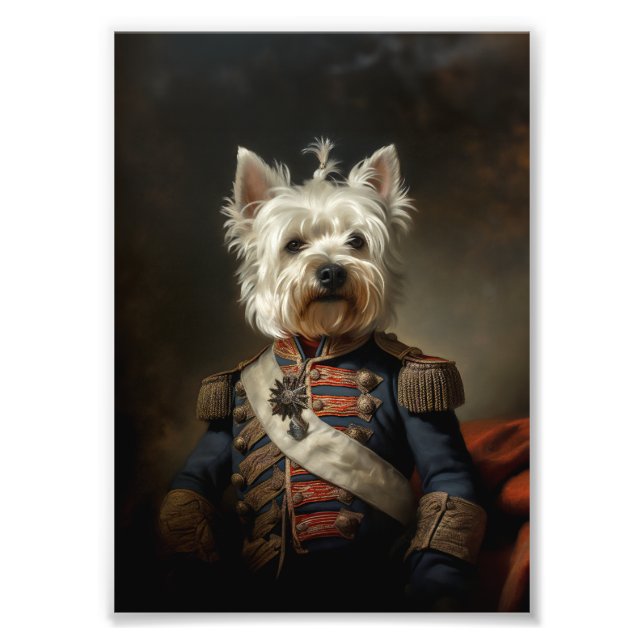 Impression Photo Amiral West Highland Terrier (Devant)