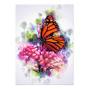 Impression Photo Amoureux Papillon Monarque Papillon
