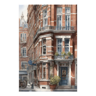 Impression Photo Amsterdam aquarelle