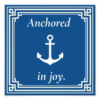 Impression Photo Anchored in Joy 