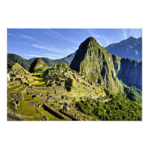 Impression Photo Ancien Machu Picchu, dernier refuge des 2