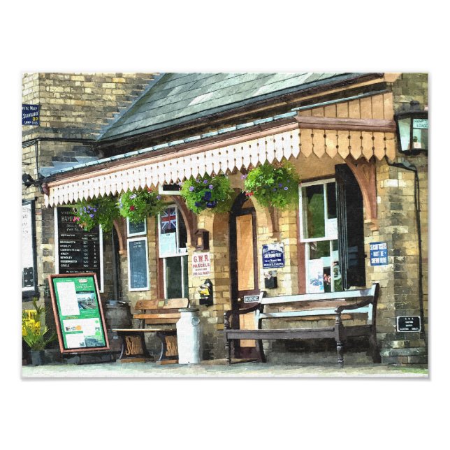 IMPRESSION PHOTO ANCIENNE GARE (Devant)