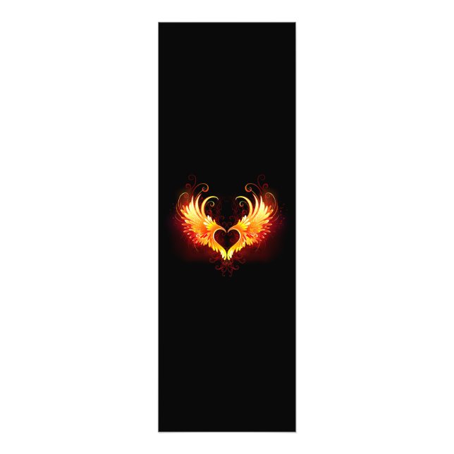Impression Photo Angel Fire Heart with Wings (Devant)